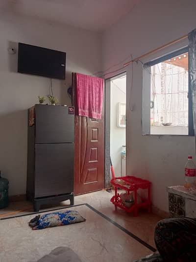 1 room for rent 1st floor new building 400 sqrfet with gelry washroom no Kichan free mix watar 24 hours available in Qayomabad B ariya . Rent 11000 hazar. ShahBaz BaLoch 0322.5996882