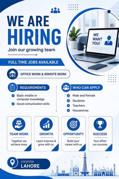 Hiring now for online work
