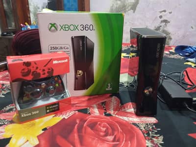 Xbox 360 with controller and 60 games Box packed