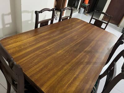 6 seater wooden Dining Table
