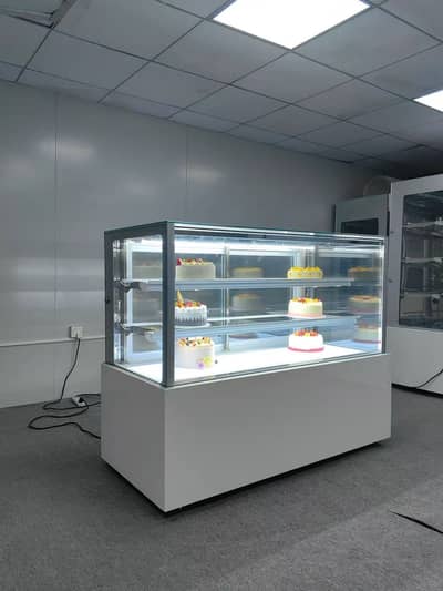 Display Counter Food Display Showcase,Chiller Salad Bar Steel Counter