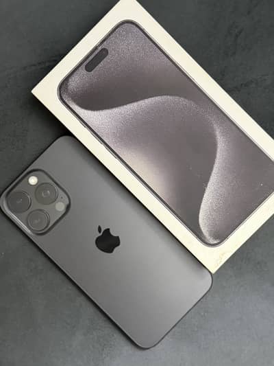 Apple iPhone 15 Pro Max 512gb Black 10/10 condition