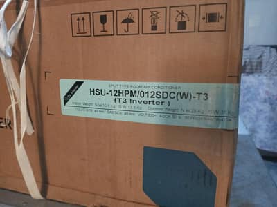 Haier AC 1-ton DC inverter, brand new, not used, newly purchased