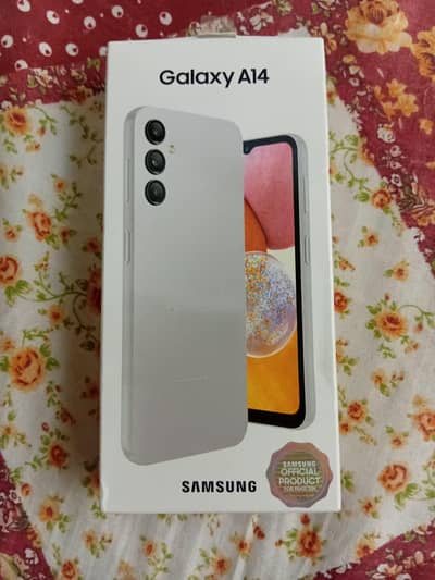 Samsung Mobile A14 With Box