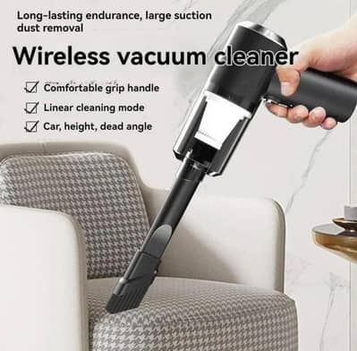 Portable 3-in-1 Vacuum 120w Rechargeable Black