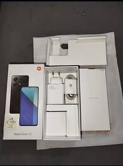 Redmi Note 13 8/256 Complete Box 10/10 Offical PTA