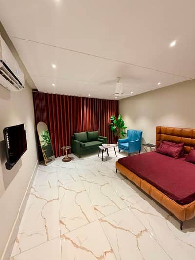 Daily Weekly Basis One Bedroom Available For Rent in E-11 Islamabad