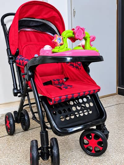 Baby Stroller / Pram – Foldable, Comfortable & Excellent Condition