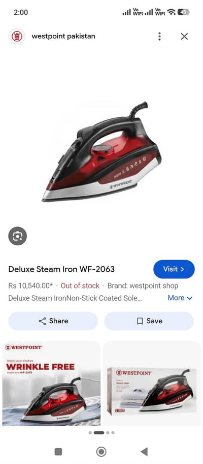 steam iron