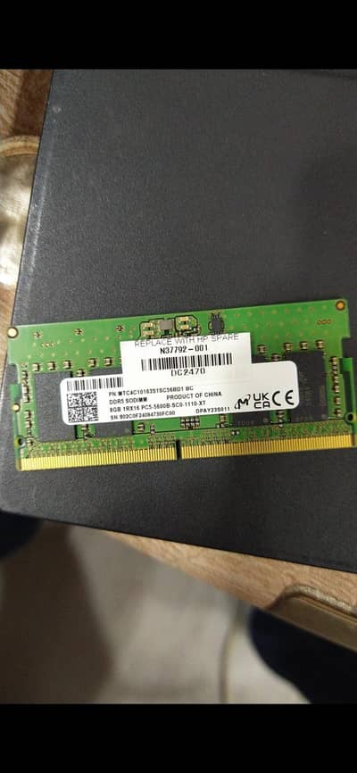 Hp DDR 5 (8 GB )RAM 5600 Laptop