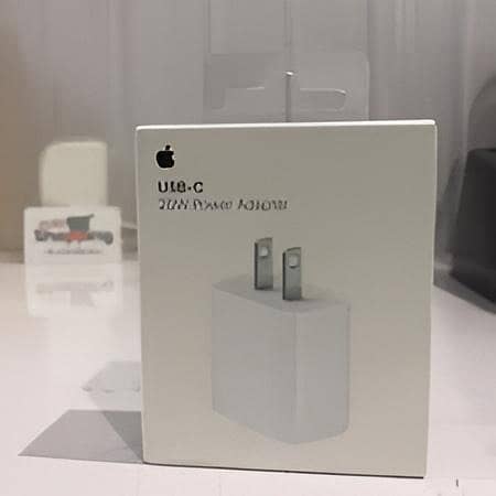 Apple 20W USB-C Power Adapter for iPhone - Original Fast Charger (2-Pin)