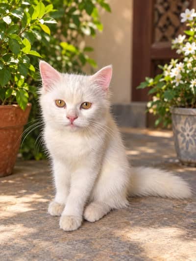 Persian Cat with honey eyes
