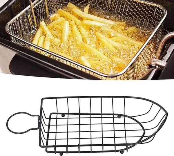 "Bread Basket & Fast Food Serving Tray Combo with Dip Dish - Stylish Snack Tray for French Fries, Perfect for Parties, Home, or Restaurants - Convenient Boat-Shaped Design for Daily Storage Organization. "