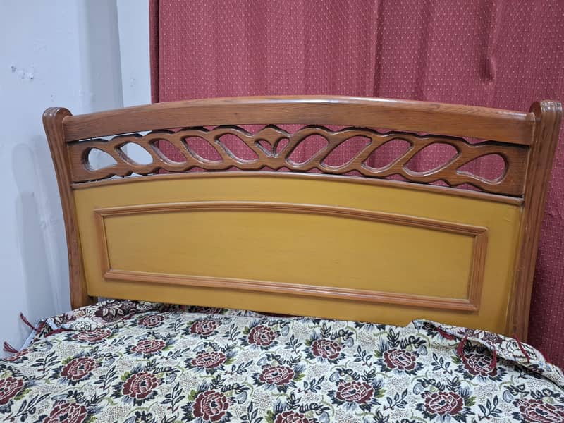 2 Solid Pine Wood Single Beds 3