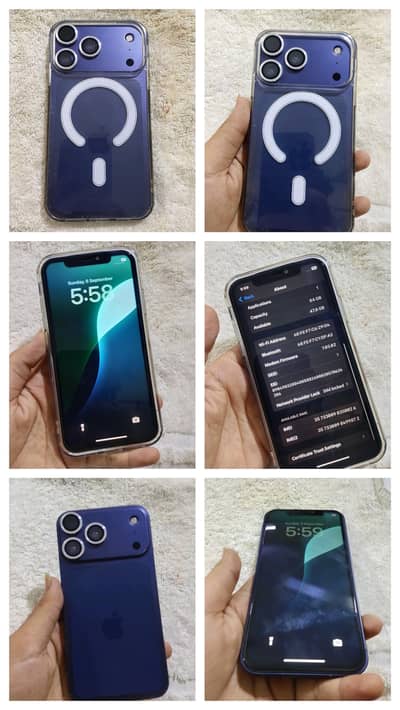 Apple iPhone 17 pro max converted to Xr Premium body Color Blue 