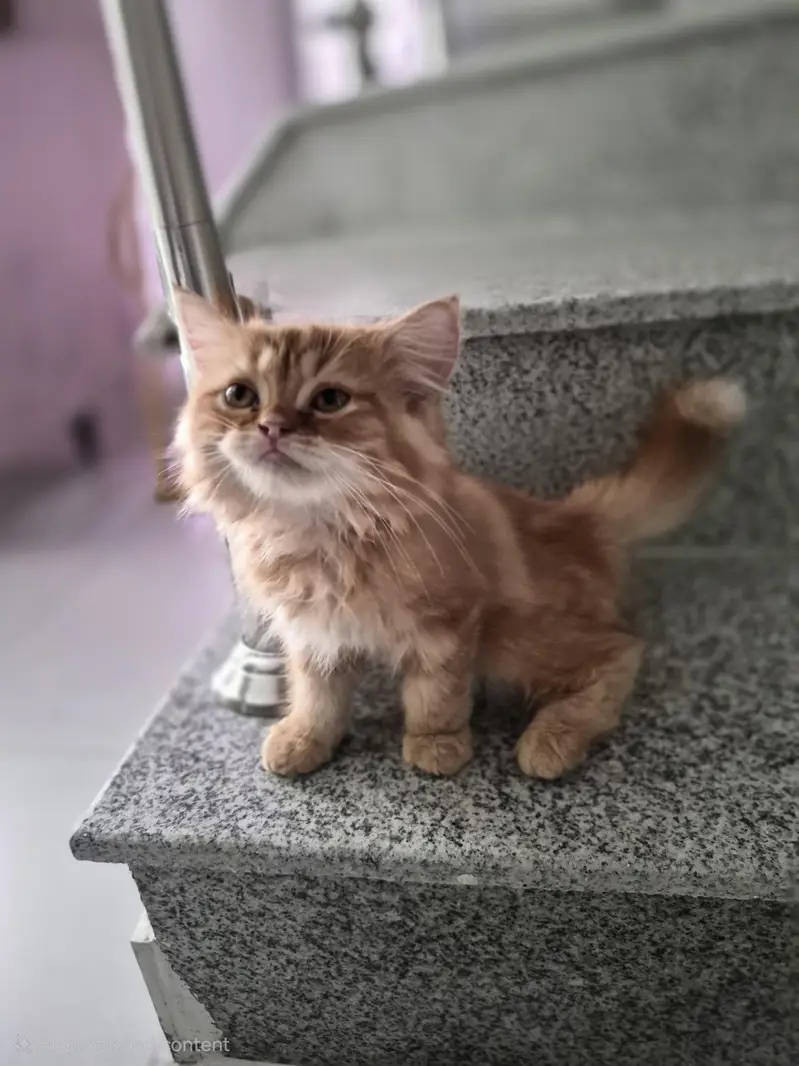 Ginger Persian kitten — photo 4