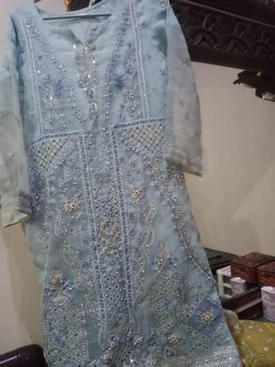 branded fancy wedding dress