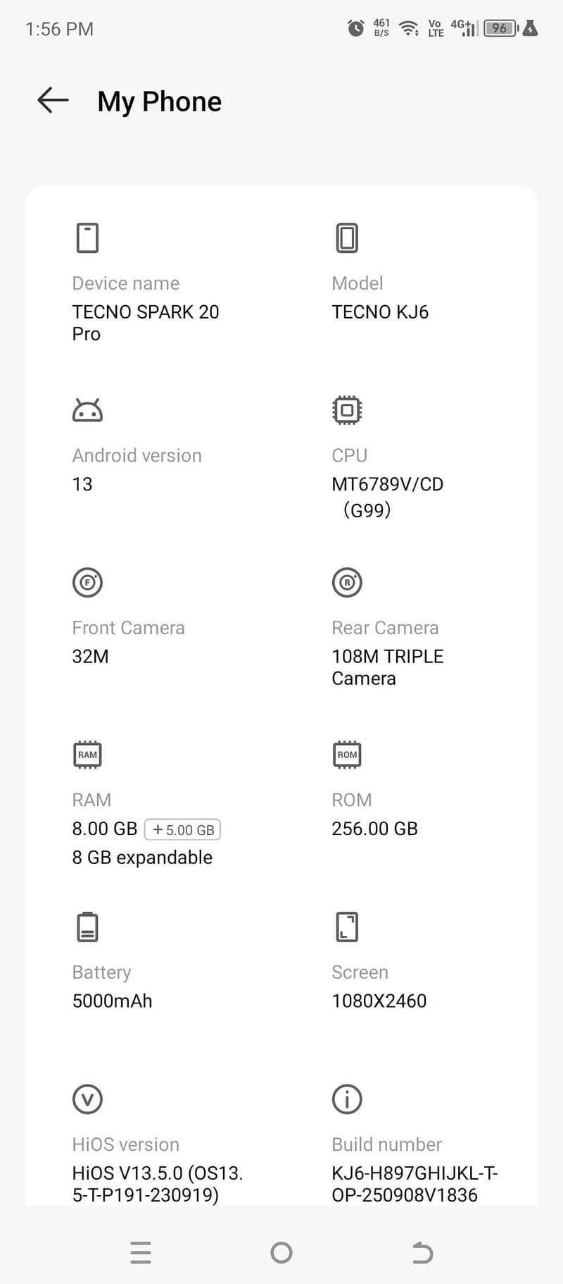Tecno spark 20 pro 3