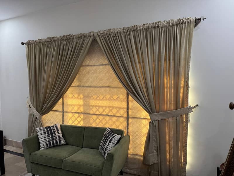 Olive green curtains 0