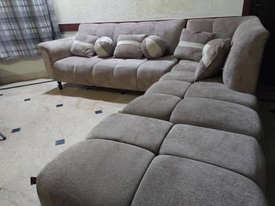 L shaped bubble sofa 7 seaters