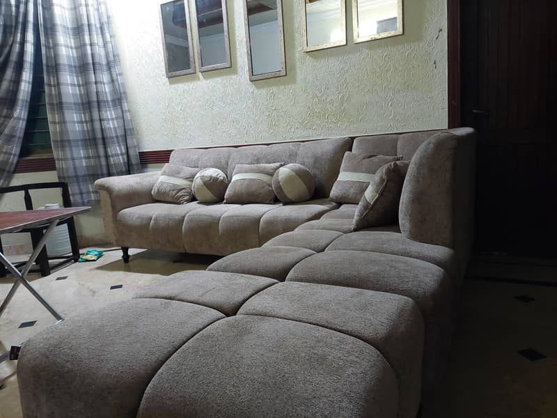 L shaped bubble sofa 7 seaters 2