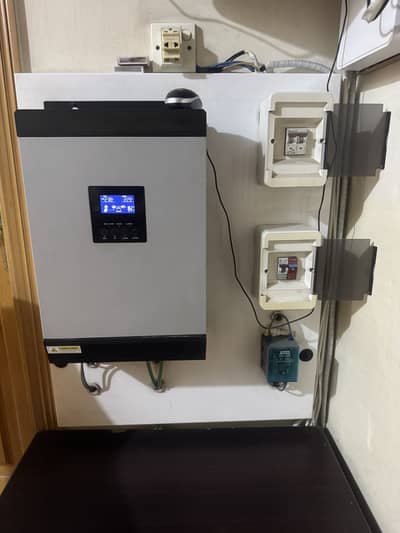 3kw hybrid inverter with 12 plates 125 watt