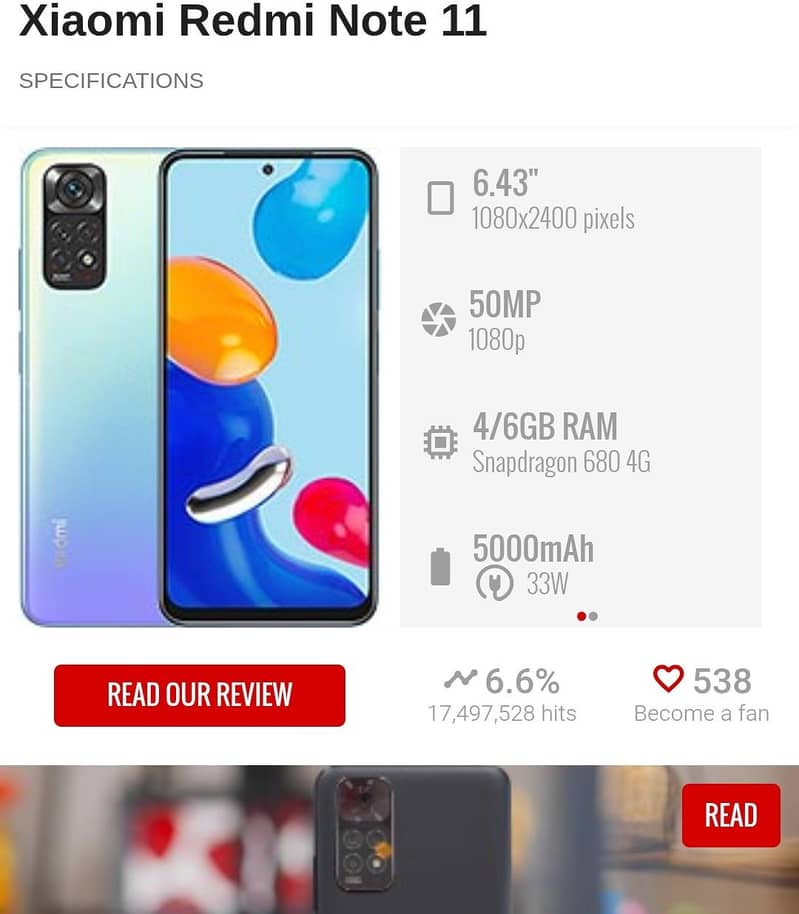 Xiaomi Redmi Note 11 0