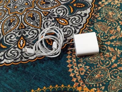 iPhone original charger C to C type charger white colour