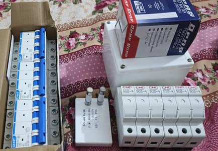 DC Cable 4mm wire AC breakers DC fuse complete  Manual selector switch