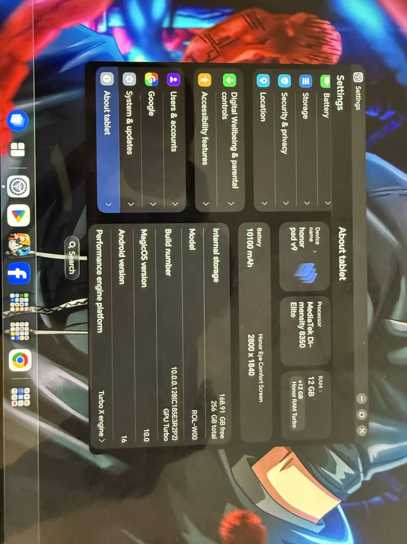 Honor pad v9 2