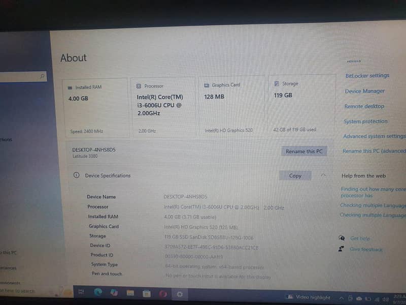 Dell i3 Model 6th generation 0
