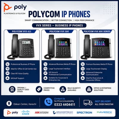 Polycom IP Phones VVX 411, VVX 500 & VVX 600 | Business IP Phones