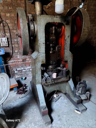 power press full set up with short machine