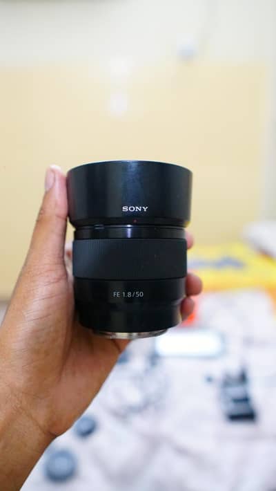 Sony 50mm f/1.8 E-Mount Prime Lens - Clean & Sharp
