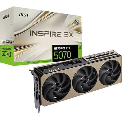 Rtx 5070 | 12gb ddr7 | warenty | Msi inspire 3x