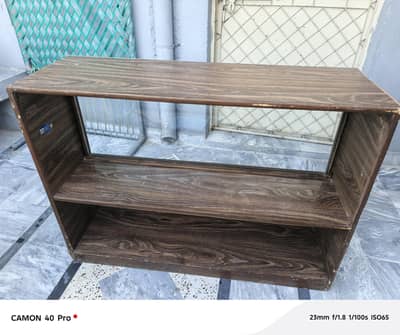 wood glass conter
