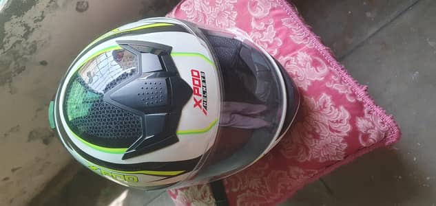 TVS Racing Xpod Dynamic Dual Tone Helmet – White/Black