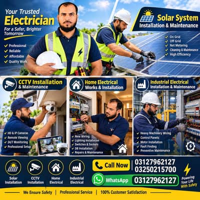 Camera and Solar installation and Maintenance