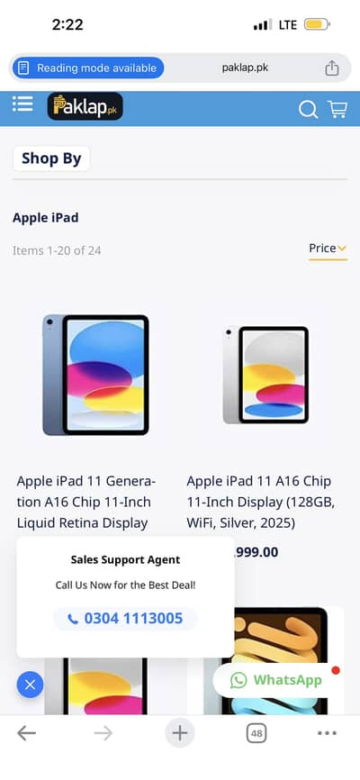 IPAD A16 BOX PACK BRAND NEW
