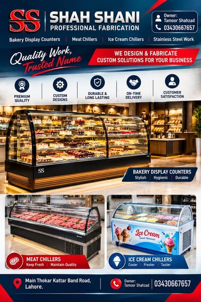 Bakery Display Counter ,Display Chiller, Display Counter,Cake Showcase