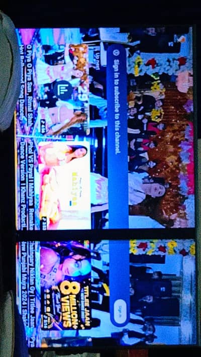 LED Samsung's screen