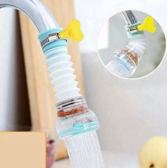 360 Degree Rotatable Spray Head Tap Durable Mai Shi Fan Faucet Filter Nozzle 3 Modes Kitchen Tap Nozzle Tap Filter Faucet (ZM Collection)