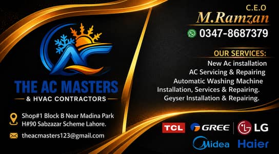 AC, REFRIGERATOR AND WASHING MACHINE MAINTENANCE