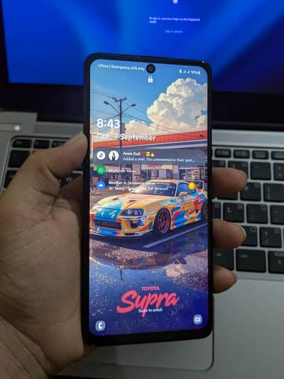 Samsung Mobile A51 6/128 gb 10/9.5 condition with only box