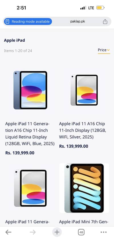 IPAD A16 BOX PACK BRAND NEW