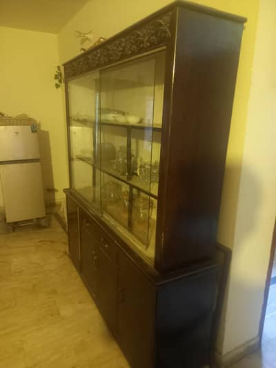 Wooden Crockery Cabinet / Showcase for Sale