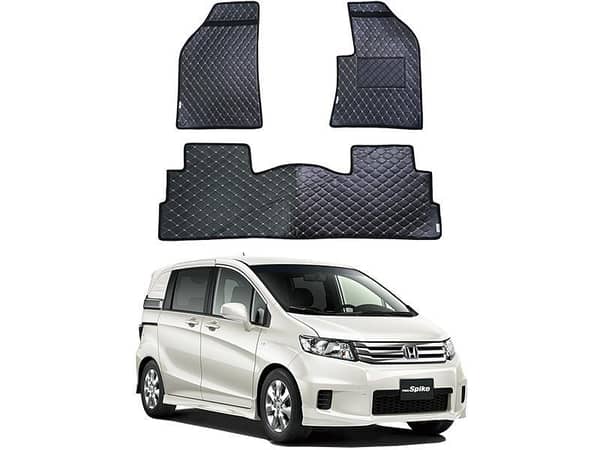 Honda Spike 7D Floor Mat (Flat Style) 4PCS - Model 2016-2025