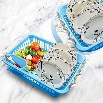 Fast Forward Dish Drainer Rack – Innovative PP Plastic Drying Tray for Kitchen Sink – Compact & Hygienic Design