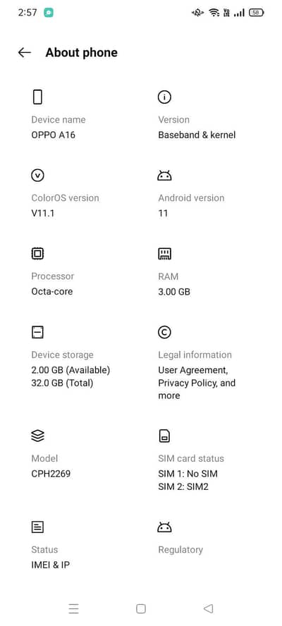 OPPO A16