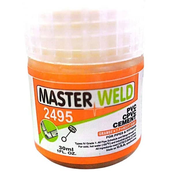 CPVC Cement Solvent Master WELD Orange 786 | PVC Cement Solvent Master WELD Orange 786 | 30ML Master WELD SOLOTION Orange | CPVC Cement Solvent Master WELD Orange 786 | PVC Cement Solvent Master WELD Orange 786 | 30ML High-Performance Adhesive Solution